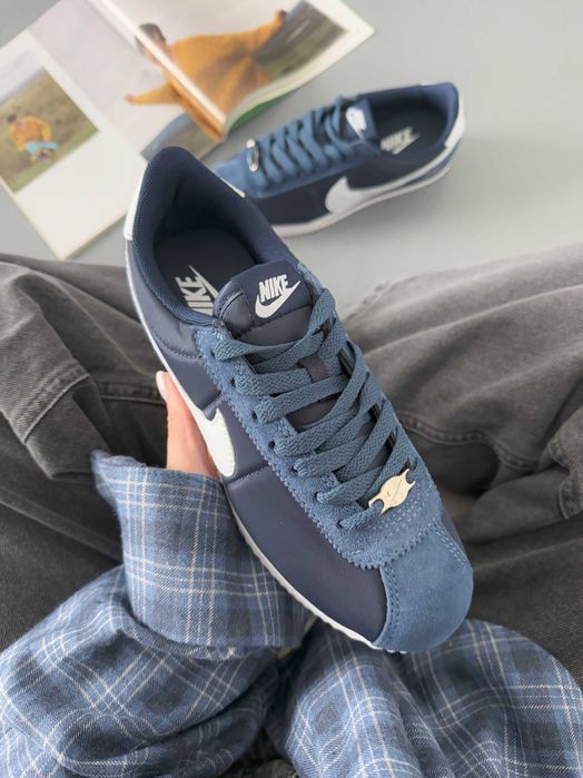 Кросівки Nike Cortez Blue/Navi premium