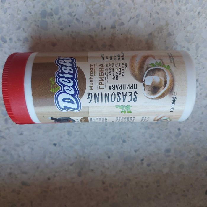 Delish wspaniała przyprawa grzybowa do zup, sosów poj 100g