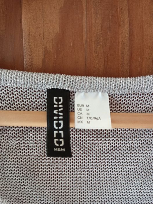 Camisola prateada H&M