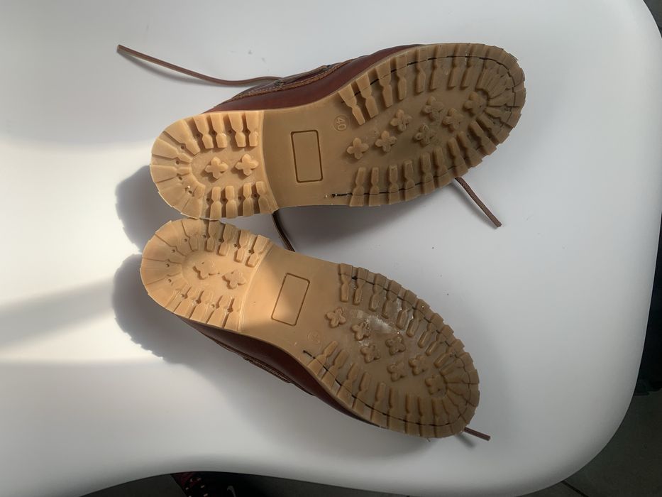 Sapatos seaside de Couro