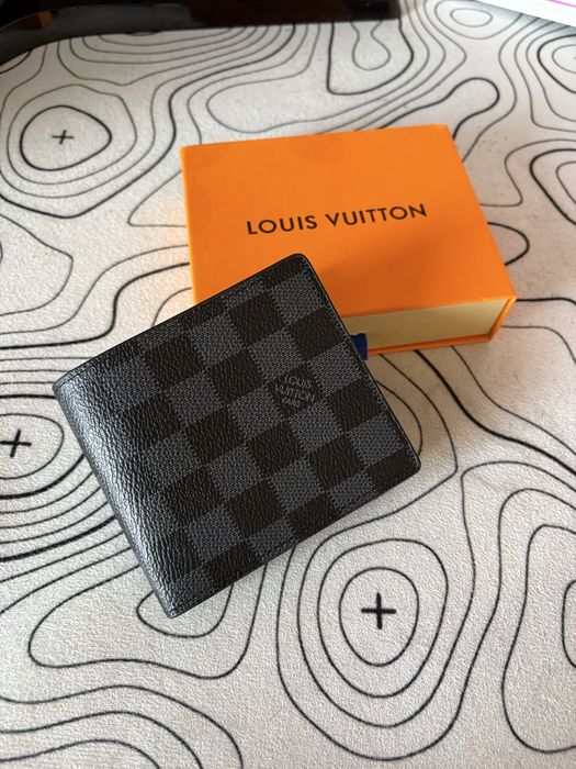 Portfel Louis Vuitton Damier czarny + pudełko