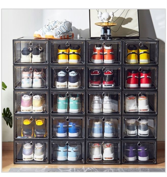 6x pudelko pojemnik organizer na buty na zabawki