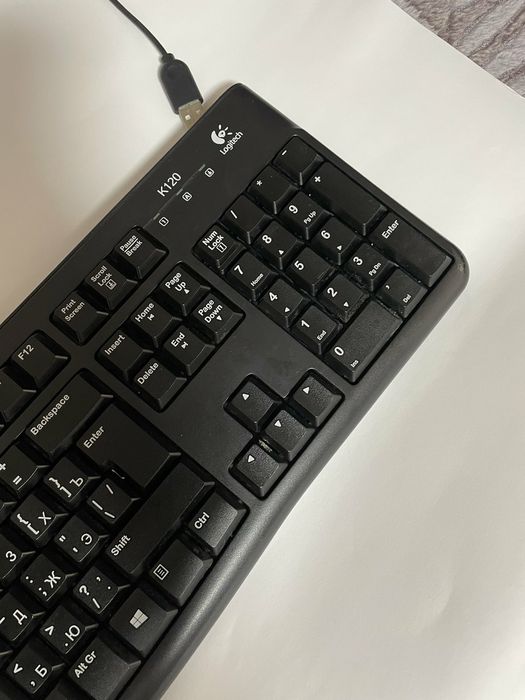 Продам клавіатуру logitech k120 з укр/рос розкладкою
