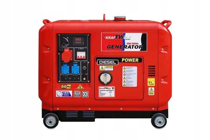 Generator agregat prądotwórczy SDG9000S 3F 9,5KVA 400V 3F