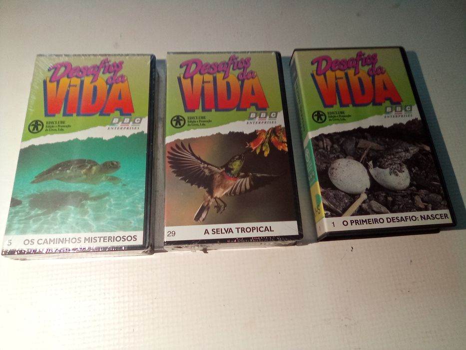 Cassetes em v h s