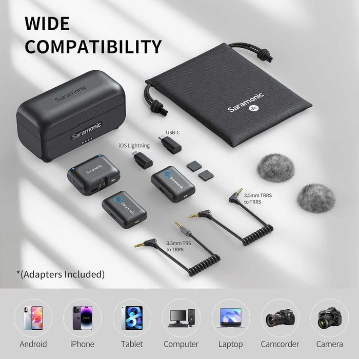 Zestaw do bezprzewodowej transmisji dźwięku Saramonic Blink500 B2+