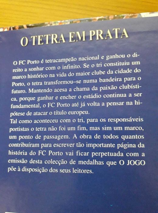 Tetra Futebol Clube do Porto em prata