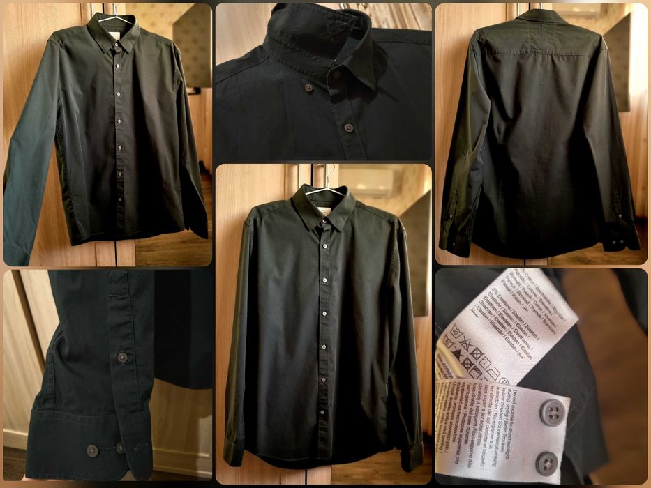 Темно-зелена сорочка Selected/Homme, S-M/44-46