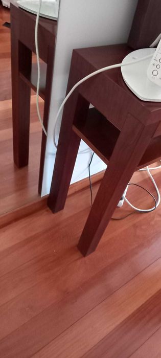 Toucador de cerejeira e vidro