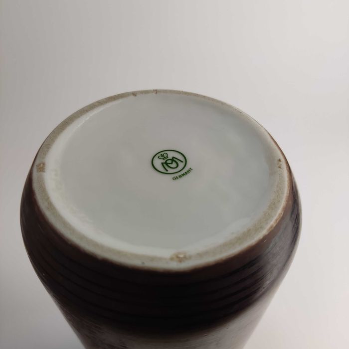 Zestaw dwóch porcelanowych wazoników Metzler Ortloff Ilmenau