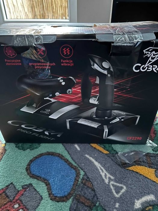 Joystick PXN-2119 do PC realistyczny kontroler lotu z przepustnicą