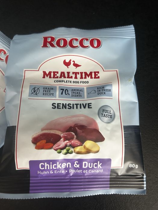 Karma Rocco Mealtime Sensitive kurczak i kaczka  160g