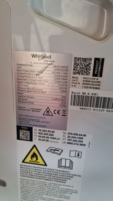 Ar condicionado Whirlpool