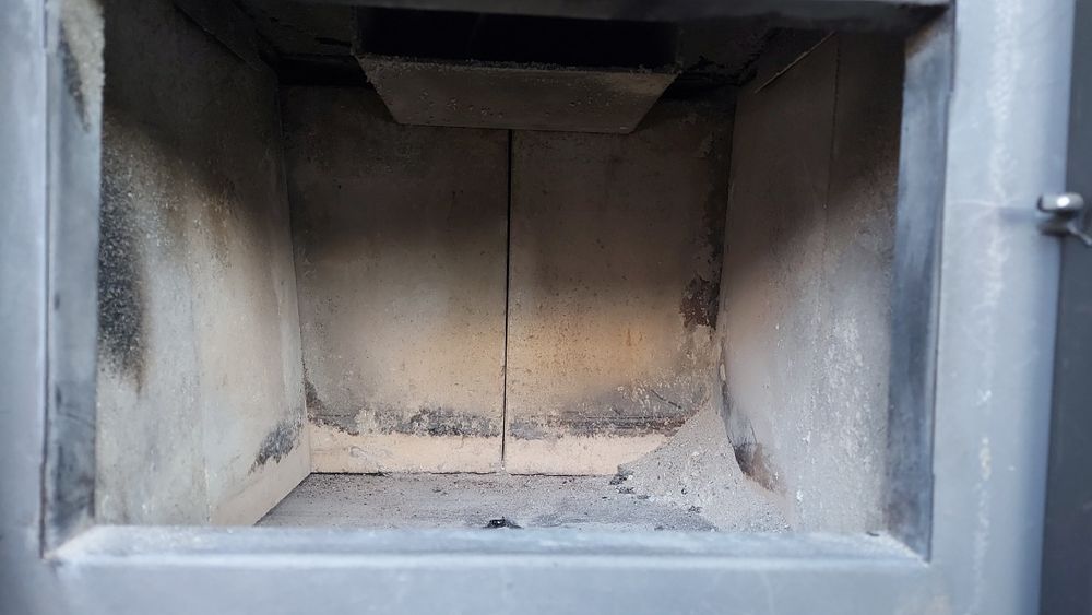 Piecyk kominek koza opał drzewo