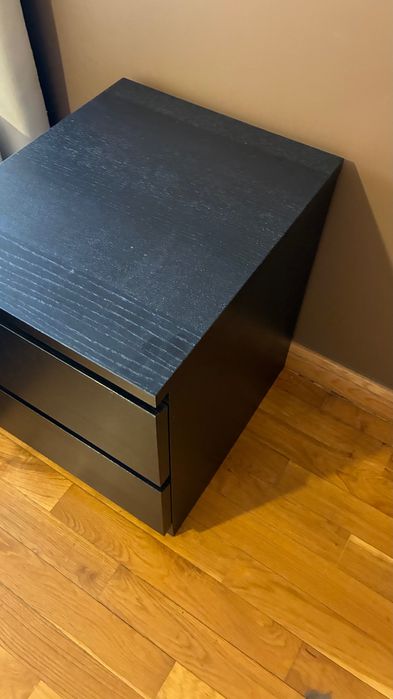 2x Mesas Cabeçeira IKEA Malm (castanho escuro)