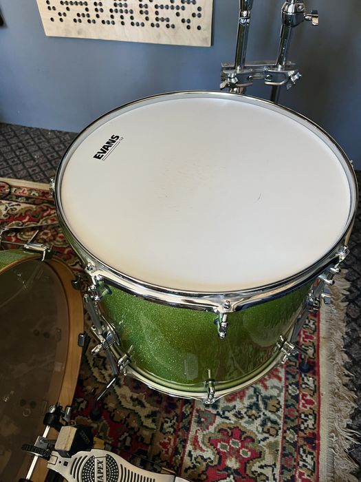 Ddrum Dios Maple (Green Sparkle) – Pro Shell Set + Werbel (100% North American Maple)