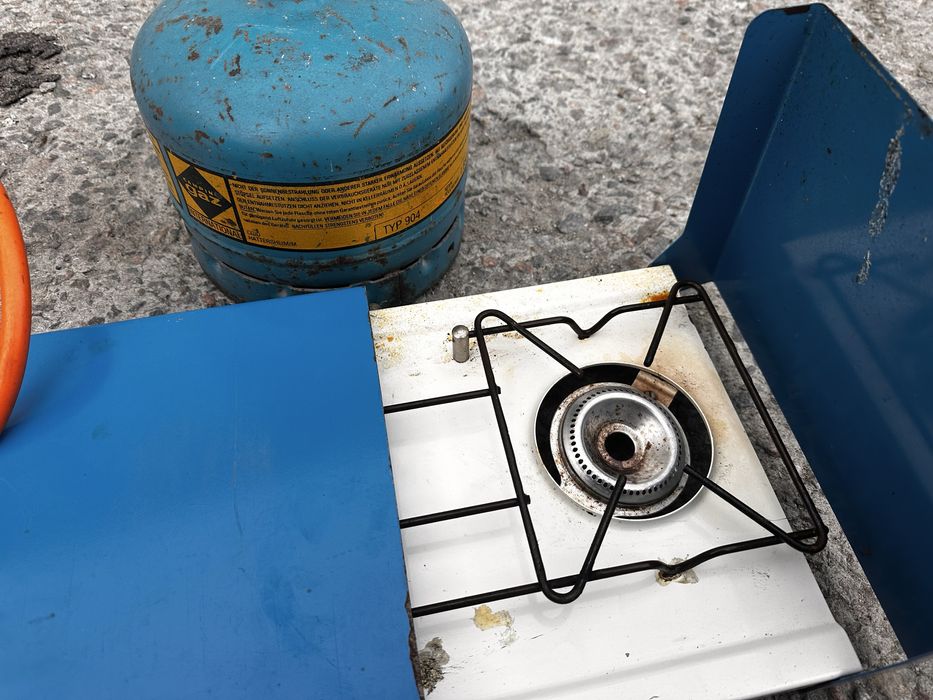 Продам печку с болоном переносную