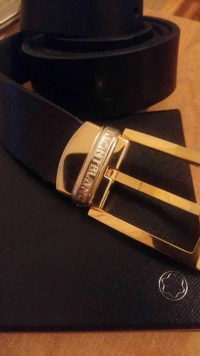 Пряжка  Montblanc с ремнем