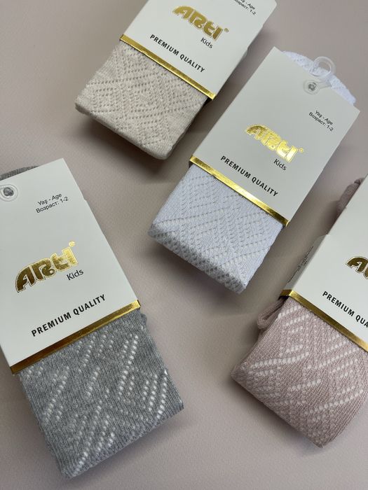 Колготки демісезонні для дівчаток 80,86,92,1-2,3-4,5-6,7-8 років