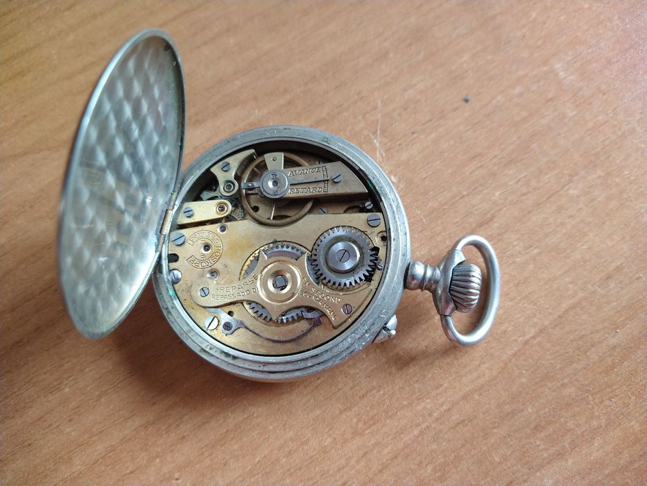 Часы карманные, старинные Roskopf.