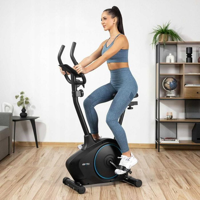 Велотренажер Gymtek XB1400 До 150 кг. (Польща) Магнітний велотренажер для дому. Маховик 8кг. Велотренажер магнитный