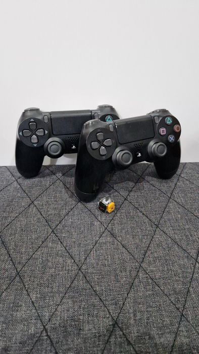 2 Comandos PS4 Preto com joystick hall effect