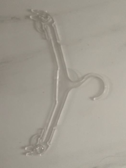 Вішалки для спідньої білизни, трусів, бра прозорі  27 см