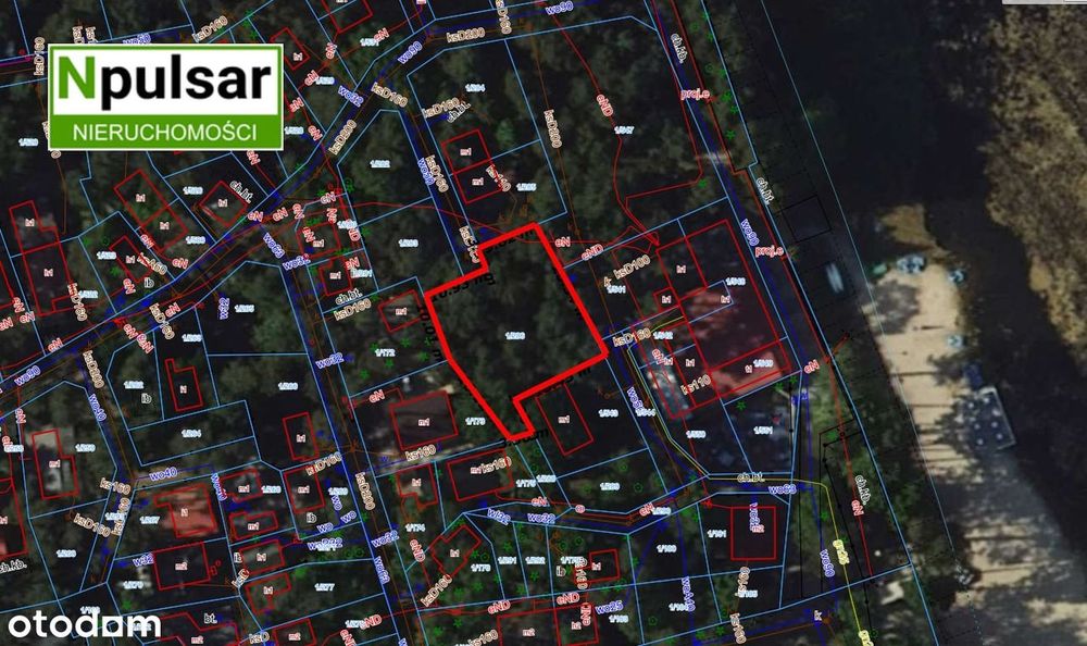 Działka nad Jeziorem Średnim w Turawie