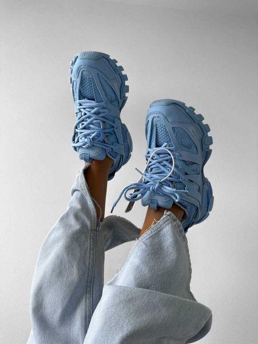 Кроссовки Balenciaga Track 3.0 Full Blue Premium
