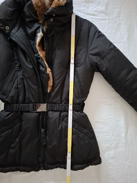 Aryton ciepła kurtka zimowa puchowa z pierzem z kapturem