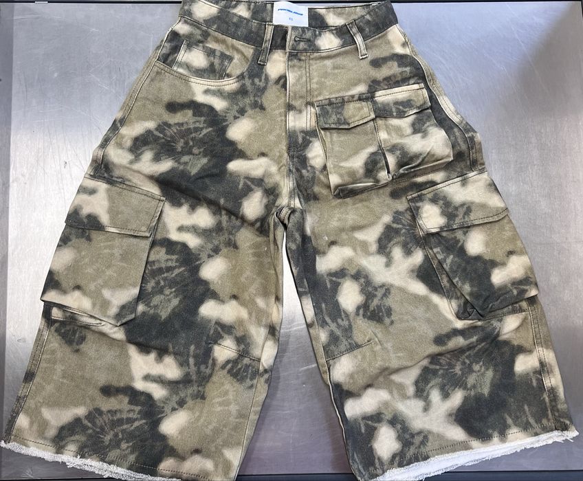 Карго-шорти Problems камуфляж XS широкі military streetwear
