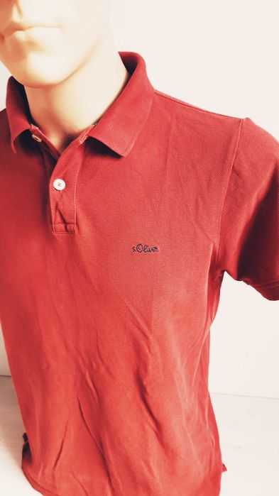 Koszulka polo S.Oliver czerwona