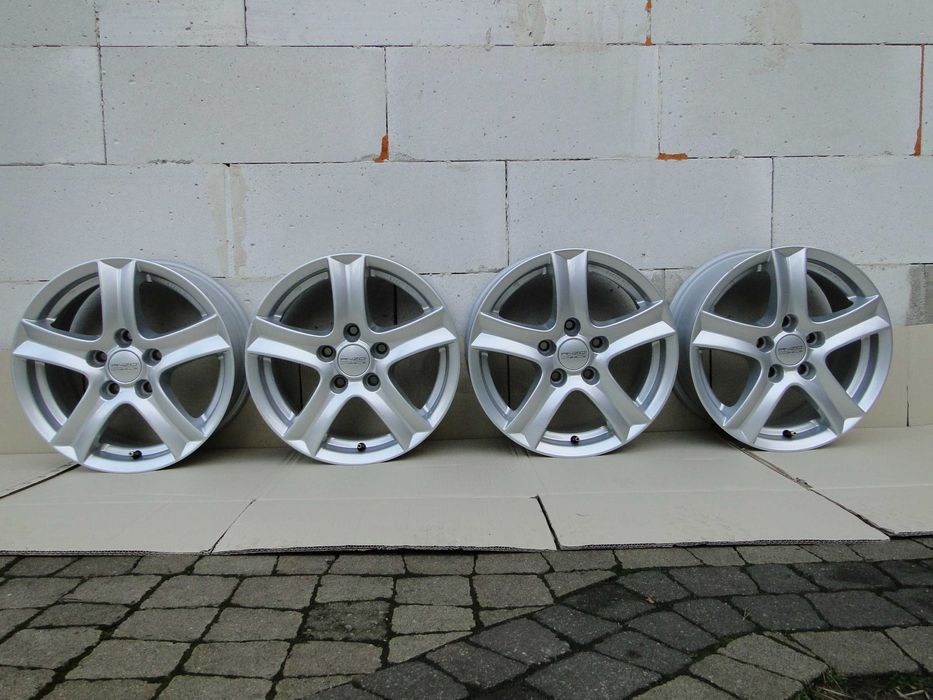 Felgi Aluminiowe ANZIO WAVE  15", Audi / VW , 6,5J15, ET45 stan BDB
