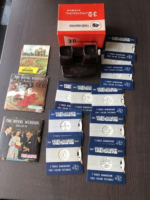 Винтажные стереоскопы View-Master 3 d с катушками (50-60г.в.)