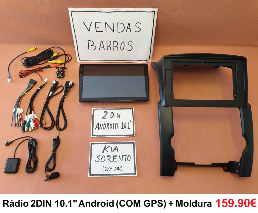 (NOVO) Rádio 2DIN • Kia SORENTO • (2002 até 2020) • Android [4+64GB]