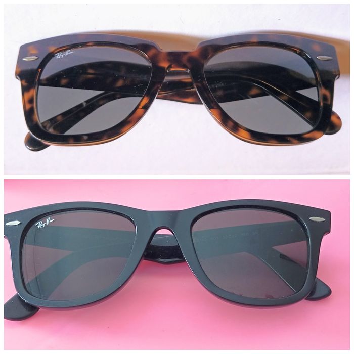 Óculos Ray Ban State Street  e Wayfarer.