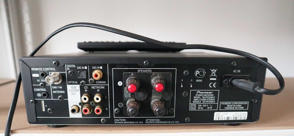 Усилитель ресивер PIONEER SX-P01DAB класса D мощность 75 Ват 4Ом