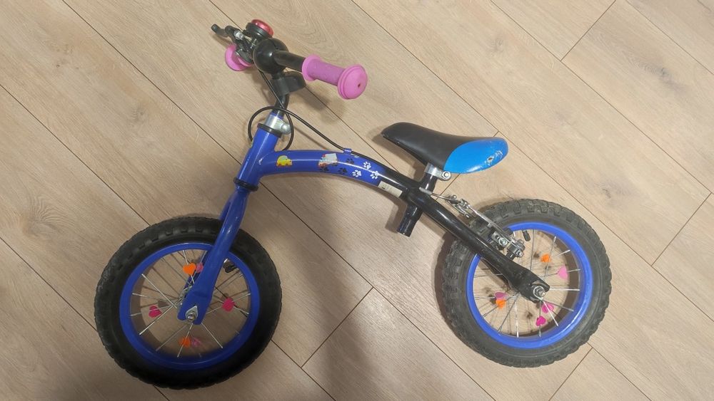 Rowerek biegowy niebieski