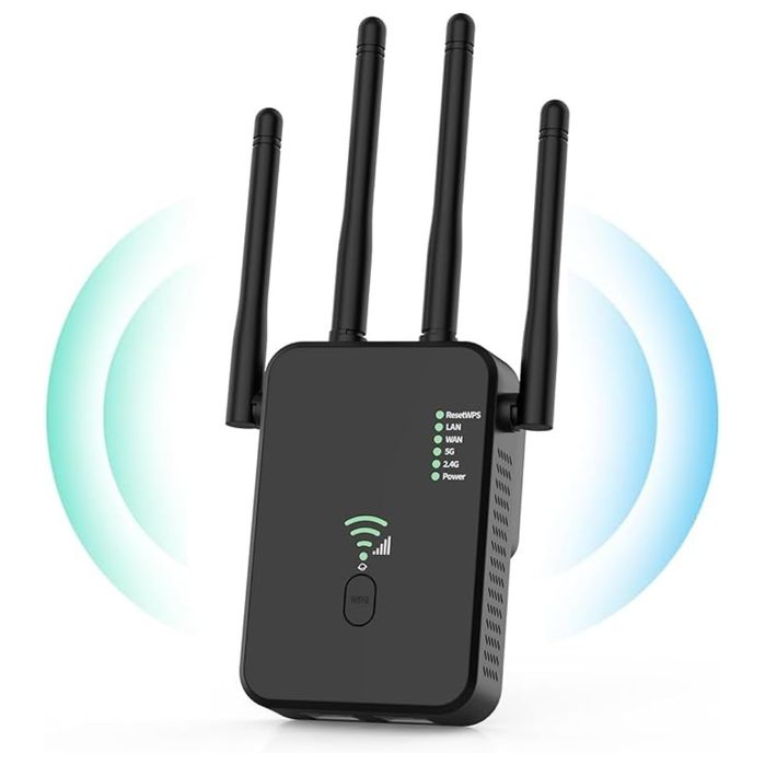 Wzmacniacz Wi-Fi 1200 Mbit/s Dual Band Repeater Router Punkt Dostępu