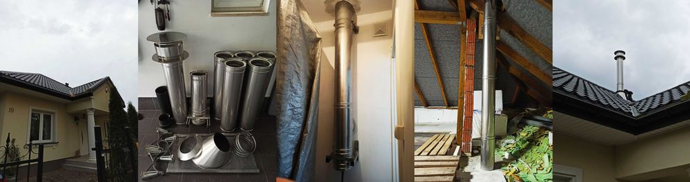 Rozwiercanie Kominów Montaż Wkładów Czyszczenie Mechaniczne KOMINY
