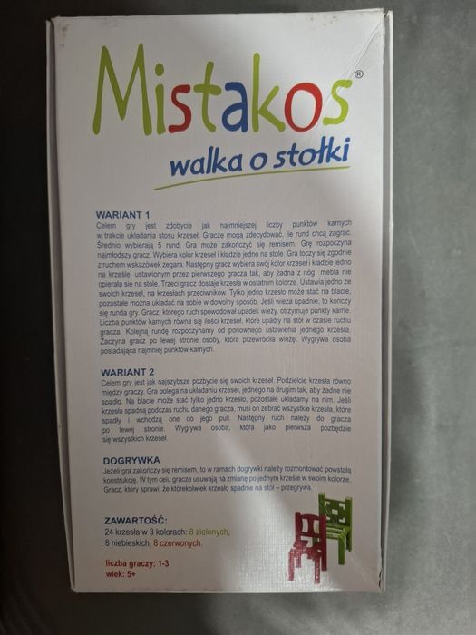Mistakos walka o stołki gra trefl