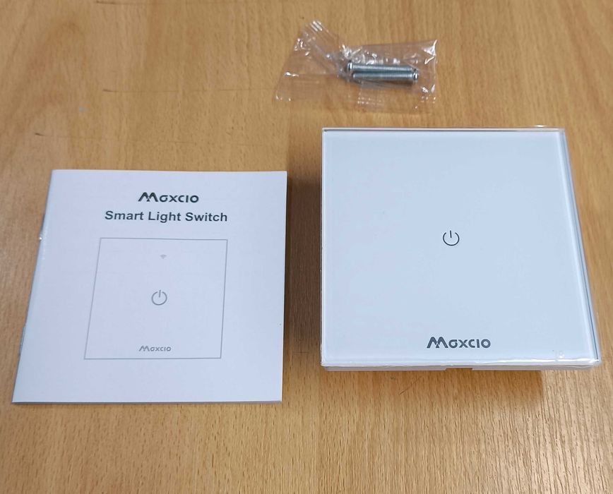 Inteligentny dotykowy włącznik światła Wi-Fi Maxcio 1F 800W [2440]