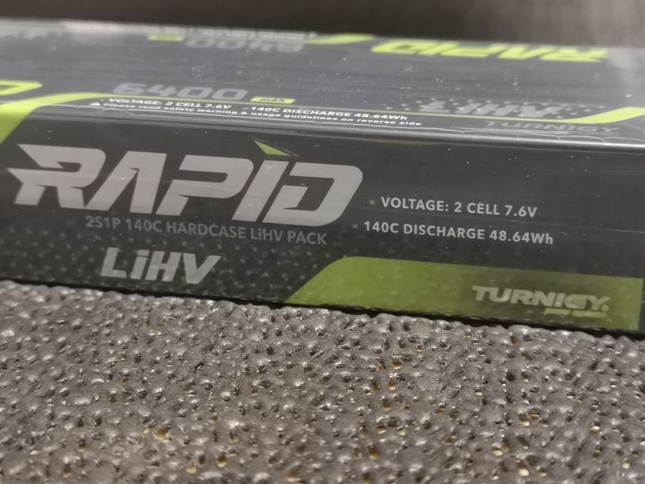 Lipo 2s 6400 LiHv Turnigy Rapid