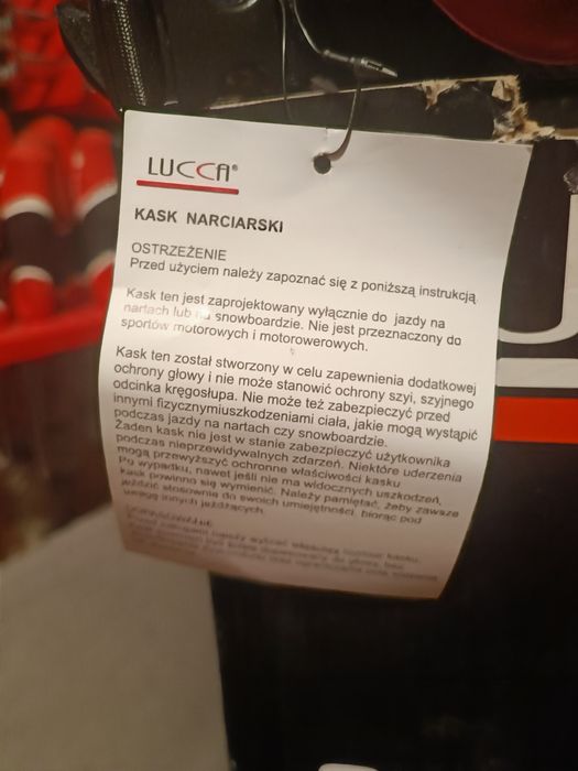 Kask narciarski nowy