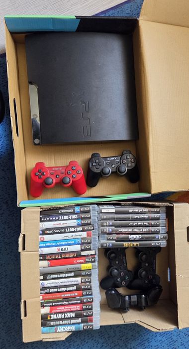 PS3, 4 pady, 30gier