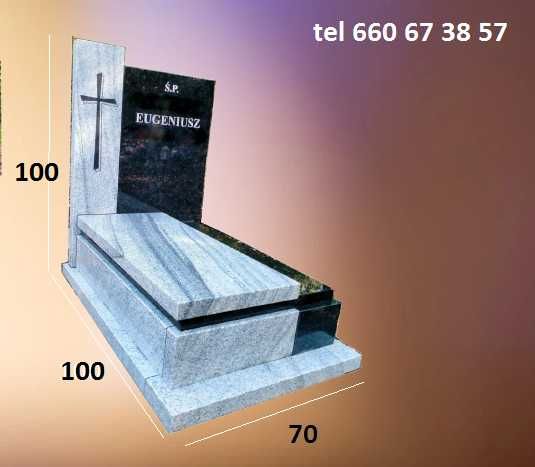 Nagrobek pomnik urnowy urna 100 x 70