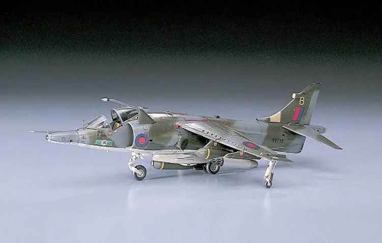 Hasegawa B6 00236 samolot Harrier Gr.Mk.3 model do sklejania