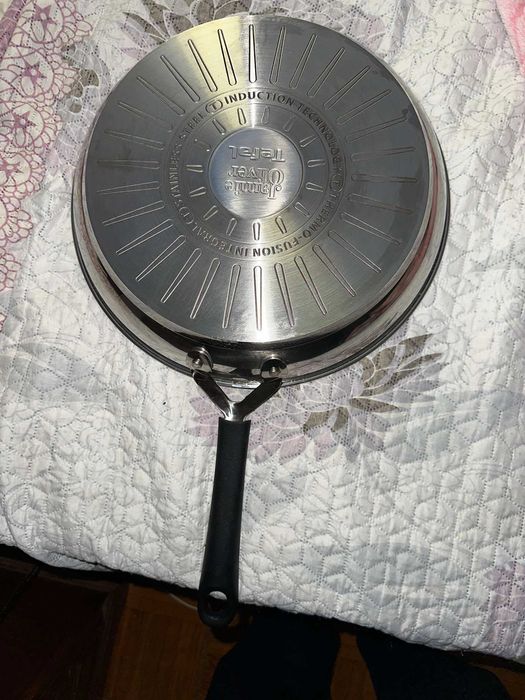 Frigideira 30 cm Jamie Oliver base aço inoxidável anti-aderente