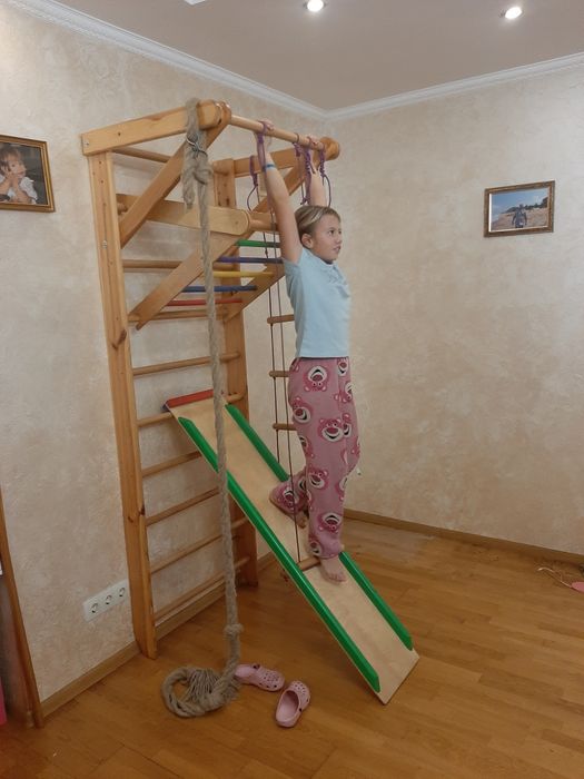 Гимнастична стінка спортивна тренажер дитячий