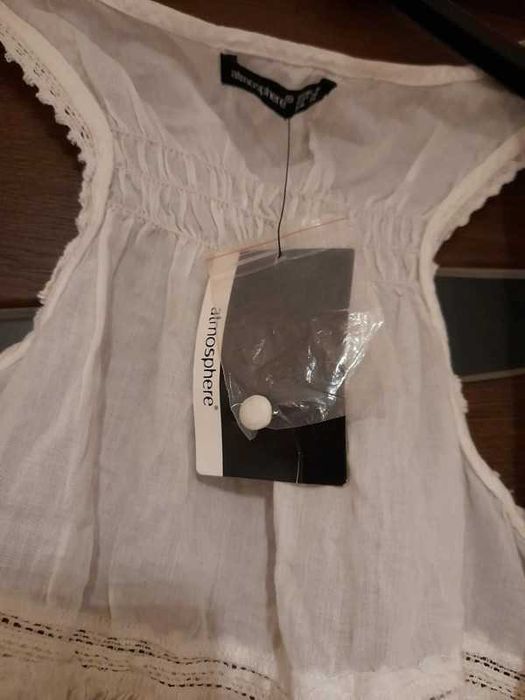 Biała narzutka atmosphere rozm M